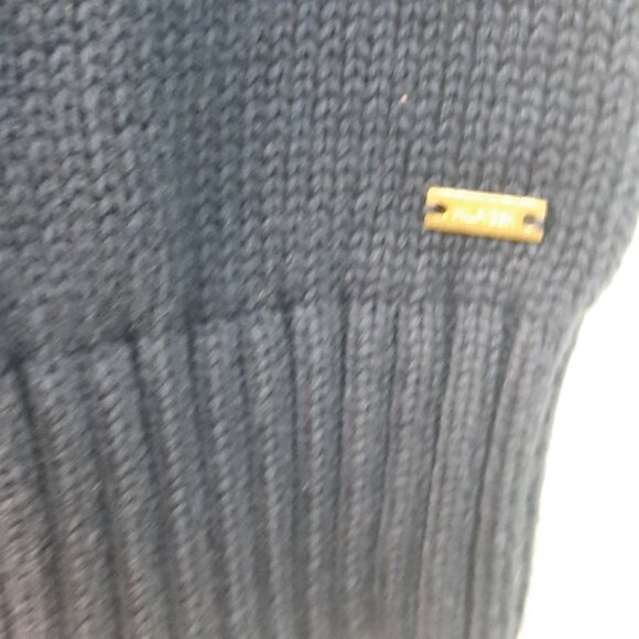 Tommy Hilfiger Navy Blue Snowflake Knit Sweater size L Christmas Holiday Party - Picture 8 of 8